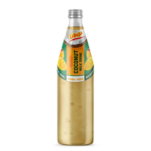 De Mi Pais Leche de Coco Sabor a Mango con Pulpa 16.4oz