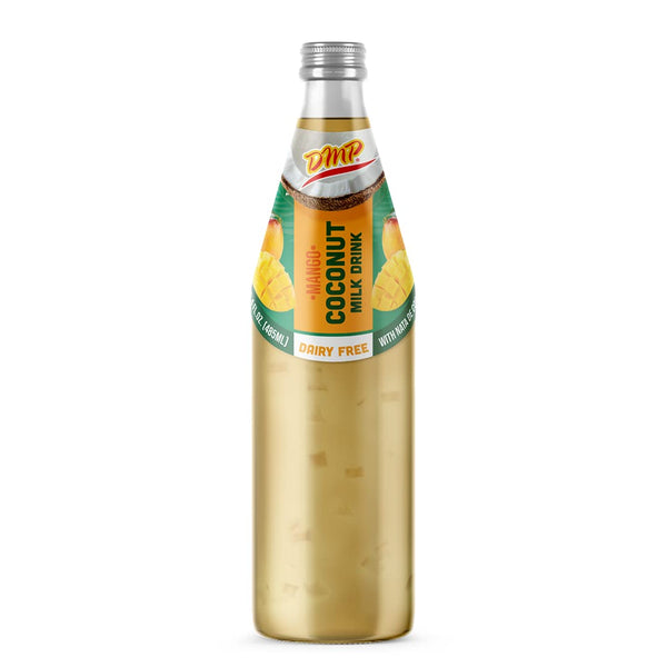 De Mi Pais Leche de Coco Sabor a Mango con Pulpa 16.4oz