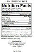 Mulberry Lane Farms 2 Rolled Rye Flakes Pounds Non-GMO, Product of USA