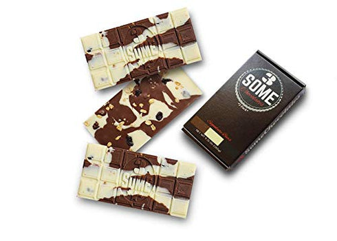 3 Pack Signature Gourmet Rum Raisin Granola Crunch Chocolate Bars
