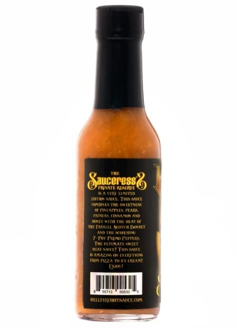 Hellfire Hot Sauce The Sauceress's Private Reserve