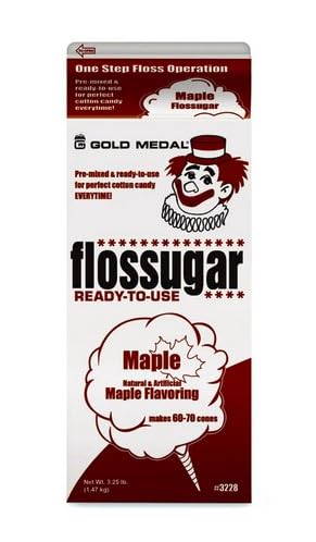 Generic Maple (Maple Syrup) - Floss sugar Flavor Cotton Candy 3.25 lb -