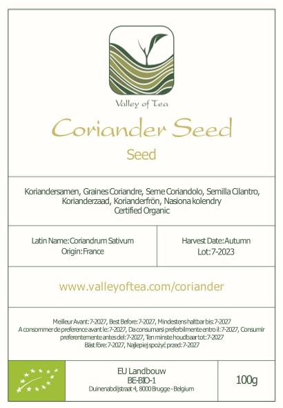 Coriander Seed Organic Gourmet Quality - Cilantro Seeds for Elevating Dishes