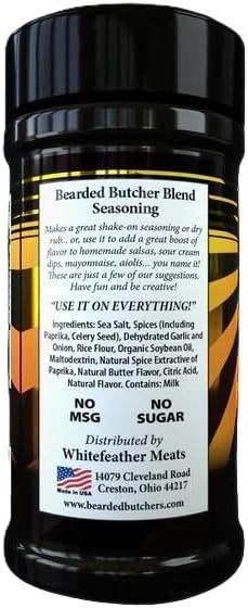 Bearded Butcher Blend Butter Seasoning Blend, 6 oz - Silky Smooth, Perfect for Chicken, Steak & More