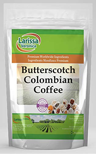 Larissa Veronica Butterscotch Colombian Coffee (Gourmet, Naturally Flavored, Whole Coffee Beans) (4 oz, ZIN: