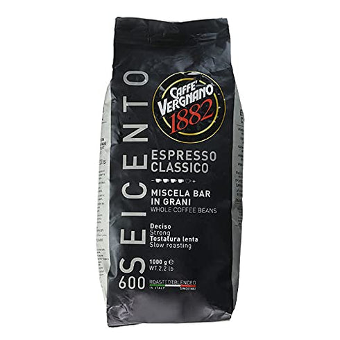 600 2.2 Caffe Vergnano Espresso Classico Whole Beans, Pound