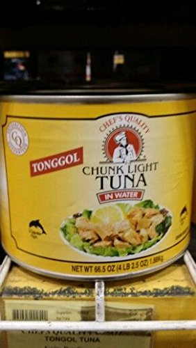Chef's Quality Tonggol Chunk Light Tuna 66 Oz (2 Pack)