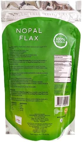 Nopal Flax Linaza Plus Original Colon Cleansing, 1LB, 100% Natural Blend