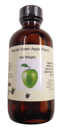 OliveNation Green Apple Natural Flavor Extract, 4 Ounces - TTB-Approved for Brewing