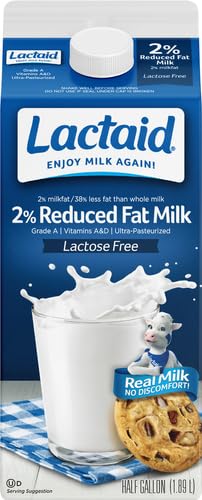 2% 64 oz (Pack 1) Lactaid Reduced Fat Milk, fl