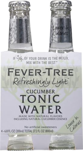 27.2 Oz, 4 Pack Fever-Tree, Water Tonic Sparkling Cucumber, Fl