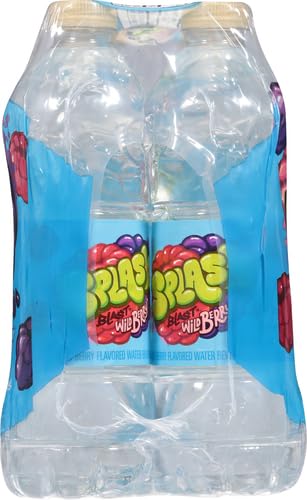 6-Pack, 16.9 Oz SPLASH REFRESHER Flavored Water Bottles, Wild Berry Flavor - Fl - Refreshing Flavored Bottled Water