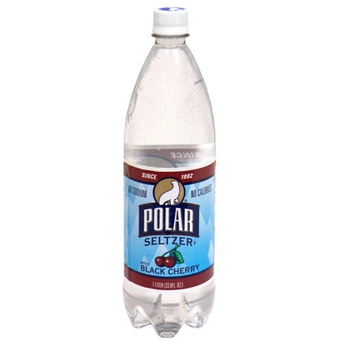 Polar - USA Polar Seltzer with Black Cherry, 33.8 Fl. Oz, No Sodium. No Calories,
