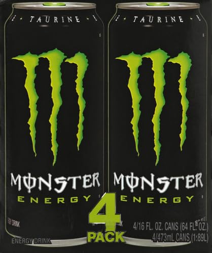 16 oz, 4 Pack Monster Energy, Original, fl