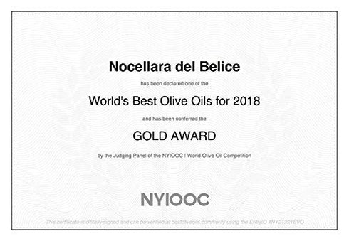 Olio Taibi 16.9 oz Nocellara Organic Extra Virgin Olive Oil