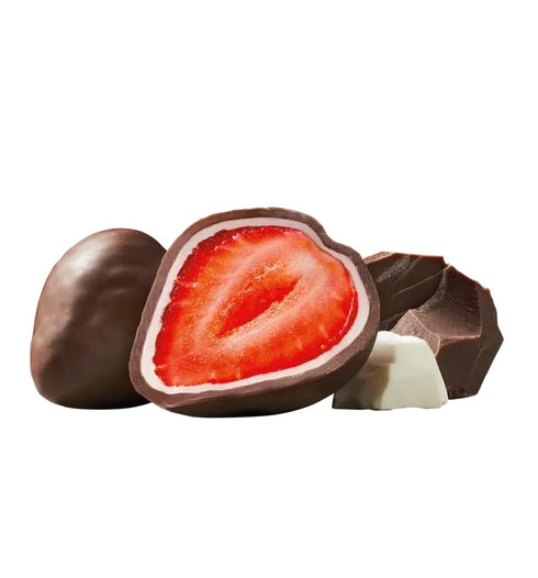 8 Tru Fru, Dark And White Chocolate Strawberries, Ounce