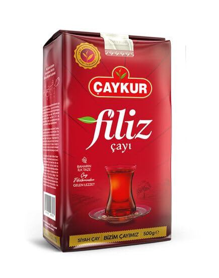 Set 4 500g 17.6 Oz AYKUR Premium Turkish Black Tea Bundle, Filiz, Caycicegi, Altinbas & Rize, Traditional Loose Leaf