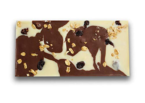 3 Pack Signature Gourmet Rum Raisin Granola Crunch Chocolate Bars