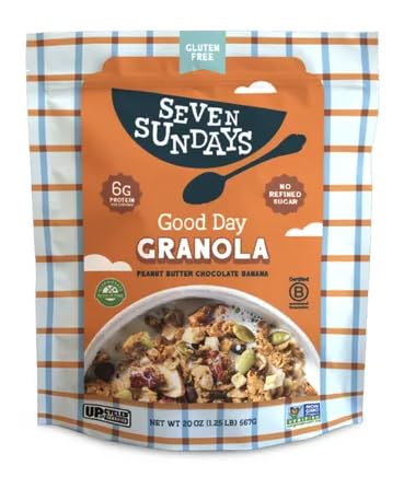 Generic Seven Sundays Good Day Graniola Peanut Butter Chocolate Banana 20 Oz (pack