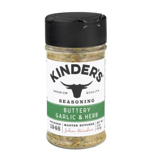 Kinder's Rubs & Seasonings - 1 bottle (Buttery Garlic Herb 2oz)