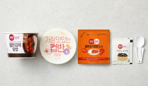 Alliving (3bowls, CJ Instant rice Hetbahn CupBan Fried Kimchi)