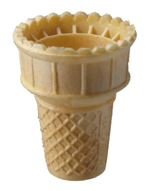 BONBON RIO STORE Ice Cream Cone Cups, (100 Cups) | Crunchy & Delicious, Great for