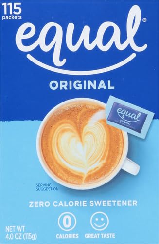 Equal Sugar Substitute Packets, 4.1 oz, 115 ct