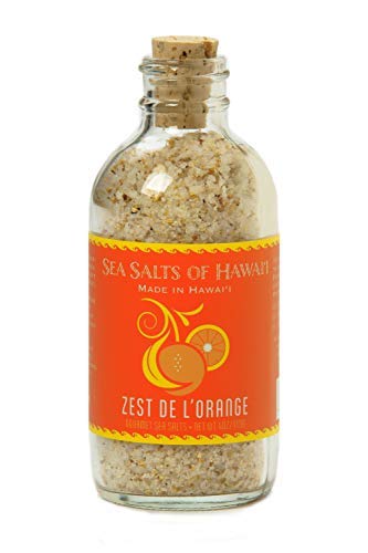 Sea Salts Of Hawaii Orange Flavored Zest de l'Orange Hawaiian Sea Salt,