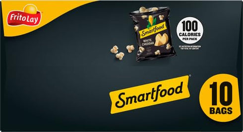0.625 10 Frito-Lay Smartfood Popcorn White Cheddar, Ounce, Ct