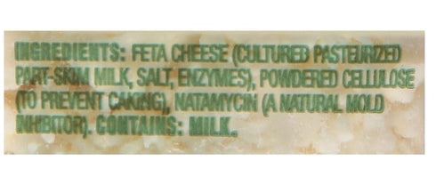 Generic (24 oz.) Crumbled Traditional Feta Cheese, Every serving has protein, which makes this feta cheese a quick way