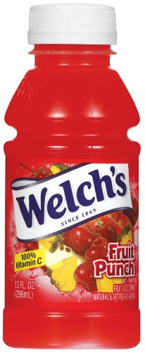 Welch's Juice Drink, Fruit Punch, 10 Ounce (Pack of 24)