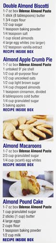 Odense 7 , Almond Paste Gluten Free, Ounce
