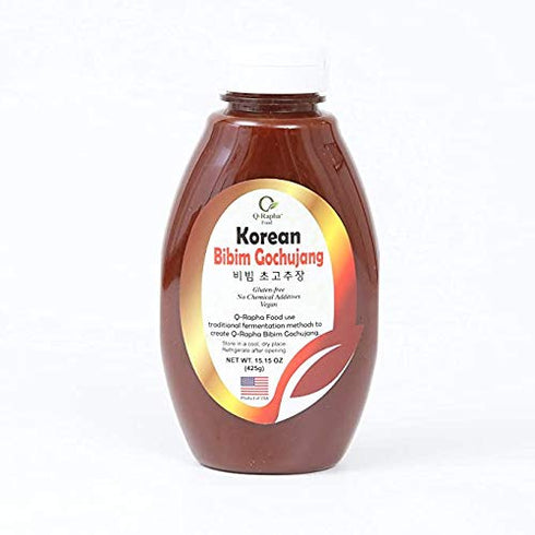 Q-Rapha Korean Bibim Bap Cho Gochujang - GMO and Gluten free, Vegan