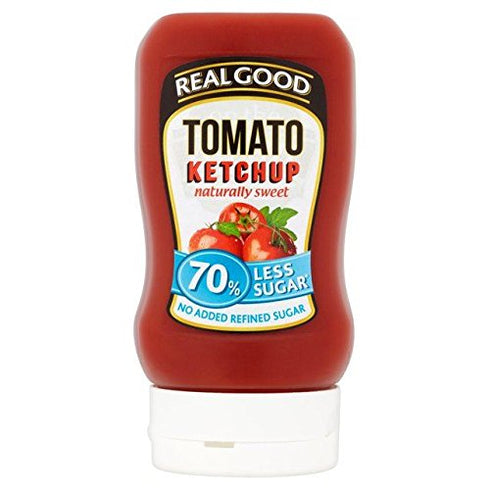 Real Good Ketchup Real Good Tomato Ketchup No Added Sugar - 315g (0.69lbs)