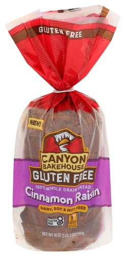 generic 18 OZ 3 Pack Canyon Bakehouse Bread Gf Cinnamon Raisin
