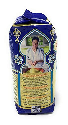 Dari 1kg, 2.2lb, Pack 3 Medium Moroccan Couscous
