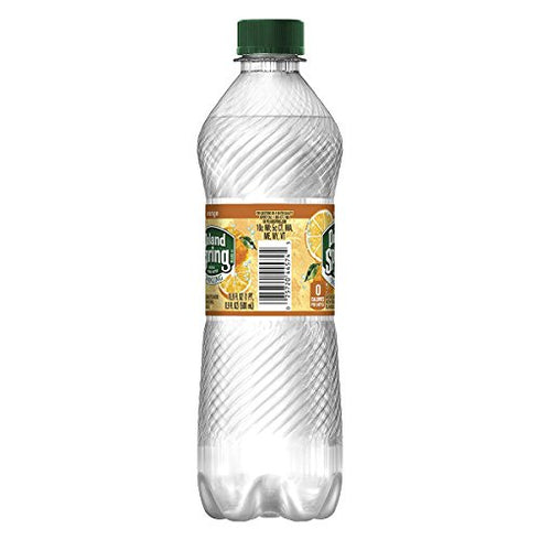 16.9 Oz, 8 Count Poland Spring Brand Sparkling Natural Spring Water, Mandarin Orange Fl
