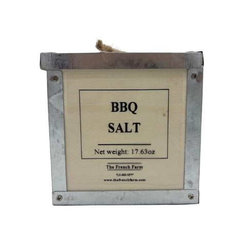 The French Farm 17.64oz Sea Salt BBQ Salt Box Gourmet French Seasoning for Grilling, Smoking, and Cooking All-Natural