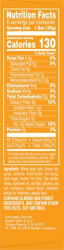 1.2 6 Count Kashi Co, Bar Granola TLC Chewy Honey Almond Flax, Ounce