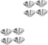 Veemoon 8pcs Stainless Steel Tart Molds for Baking Muffins Pies and Desserts