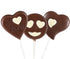 Heart Lollipop Collection (3 Lollipops) Valentines Day Vegan, Allergy-Friendly, Kosher Dairy Free,