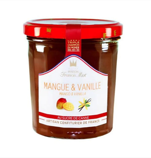 Metr Set 2, 7.7 oz Maison Francis Miot, of Luxury Confiture de Mangue et Vanille au Sucre de Canne (French Mango