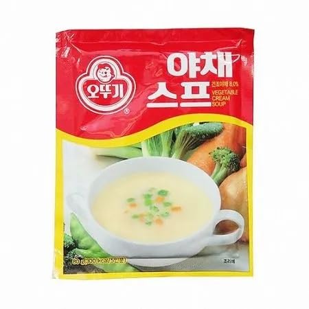 Ottogi Vegetable Cream Soup Mix, Instant Powder Soup, 80g