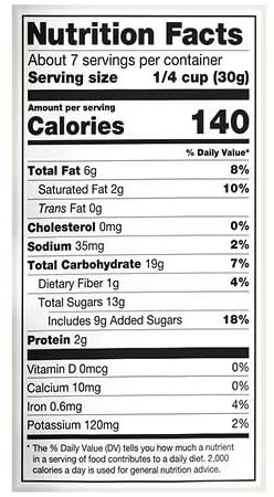 Generic 7oz Tropical Trail Mix With Fruit and Nuts - Blend of Banana Chips, Peanuts Dried Raisins Cashews Cranberries
