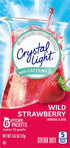 6 Count Packets Crystal Light Sugar-Free Energy Wild Strawberry Low Calories Powdered Drink Mix Pitcher