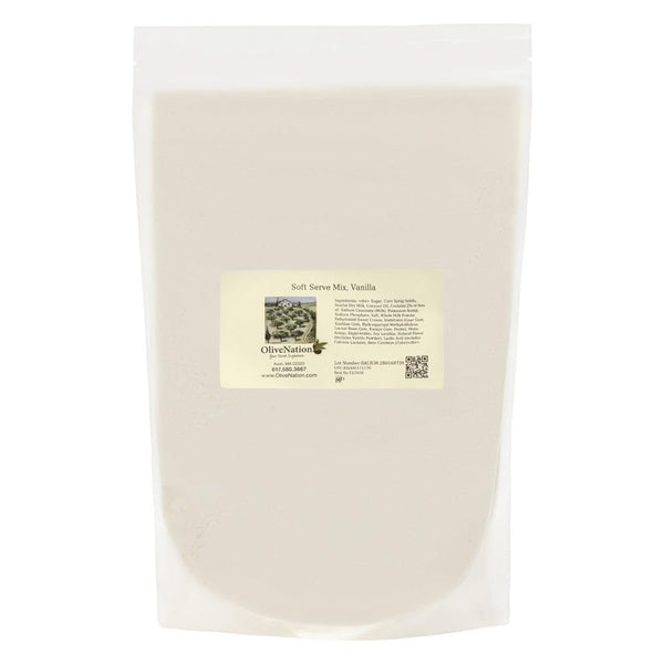 OliveNation Soft Serve Mix, Vanilla - Dairy Based Powdered Vanilla Flavor Mix