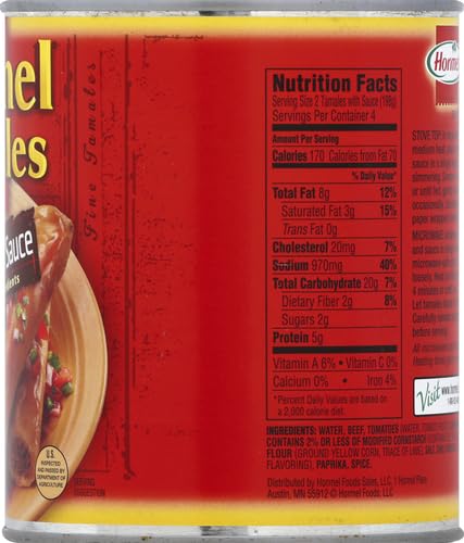 28 oz HORMEL Beef Tamales