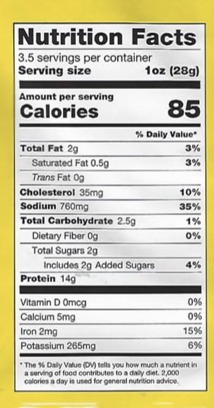 3.5 oz Mingua Beef Jerky (The Original) Original (Mild)