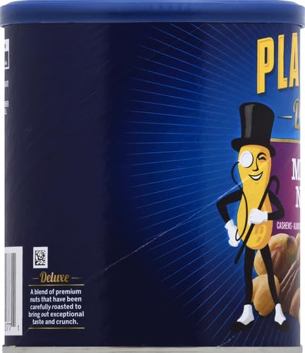 15.25oz (Pack 4) PLANTERS Deluxe Mixed Nuts - Roasted Cashews, Almonds, Brazil Nuts, Pistachios, and Pecans