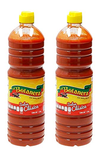 La Botanera Clasica Hot Sauce, 1 Liter (Pack of 2)